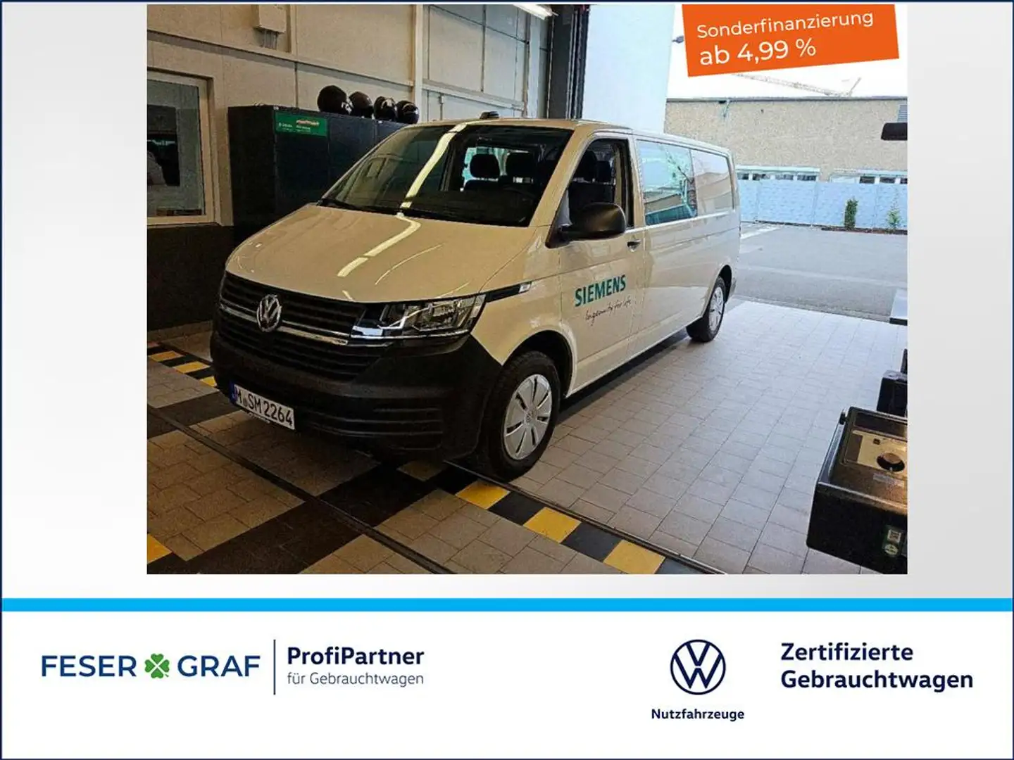 Volkswagen T6.1 Kombi 6.1 2.0TDI LR 6Sitze PDC Standheizung Blanco - 1