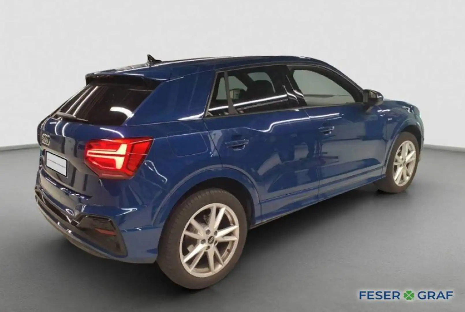 Audi Q2 S line 35 TFSI Matrix/Navi/SHZ/Kamera/AHK/ACC Blau - 2