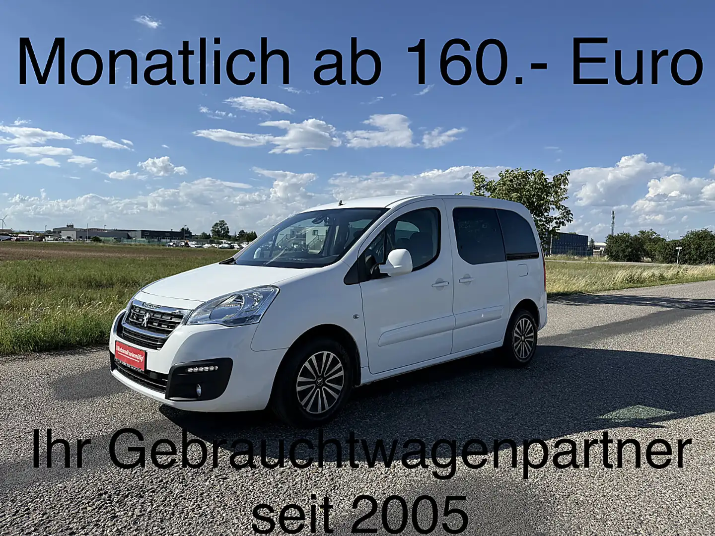 Peugeot Partner Tepee 7 Sitze Active 1,6 BHDI 100 S&S Weiß - 1