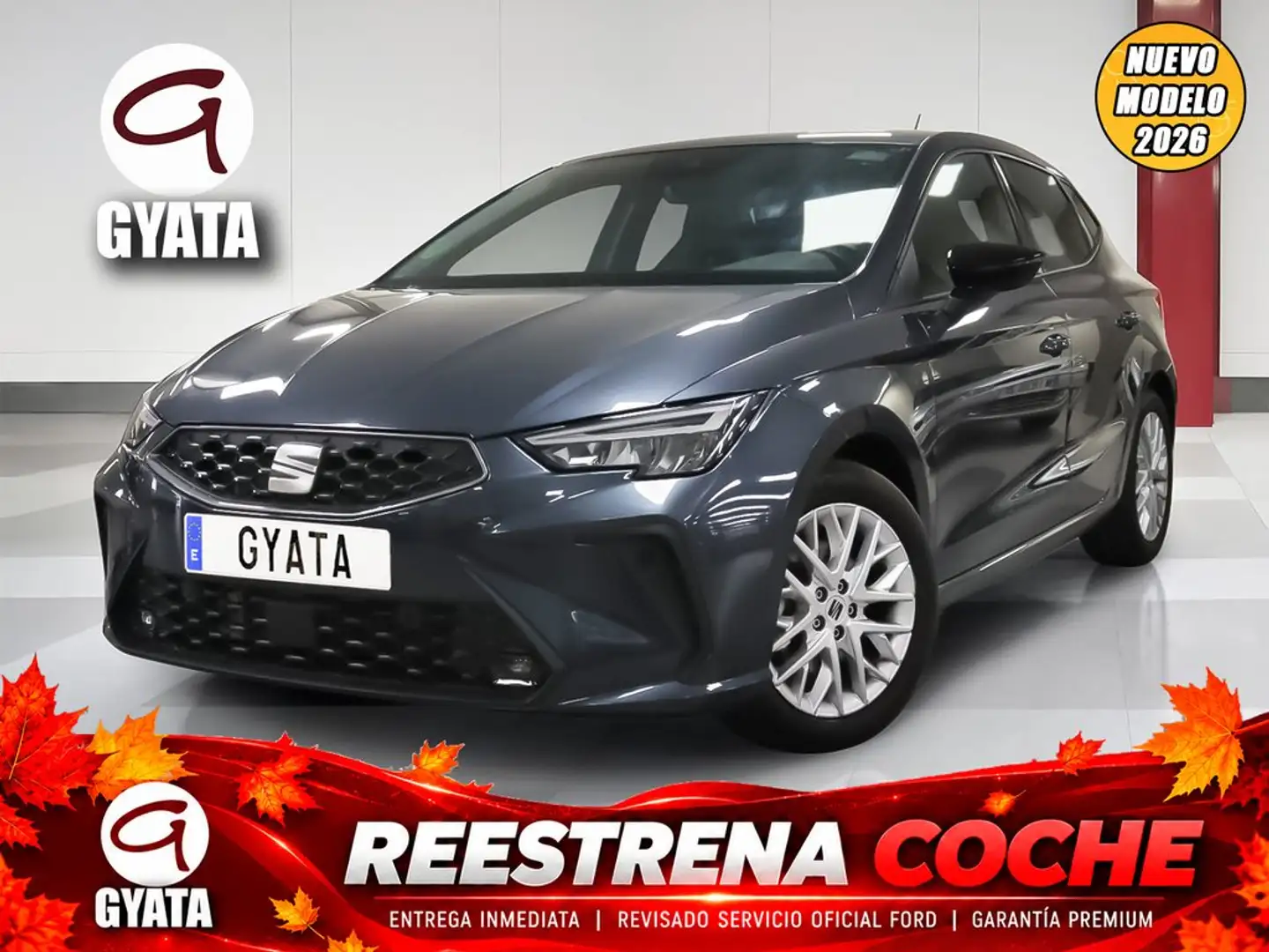 SEAT Ibiza 1.0 TSI S&S FR 85kW Gris - 1