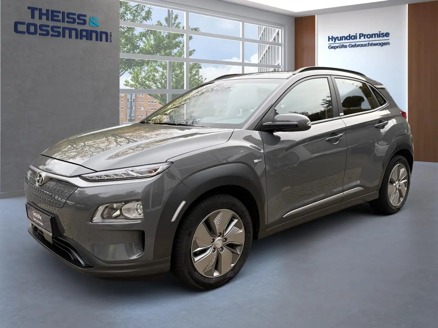 Hyundai KONA ELECTRO 39 kWh 136 PS BUSINESS-Paket Gris - 1