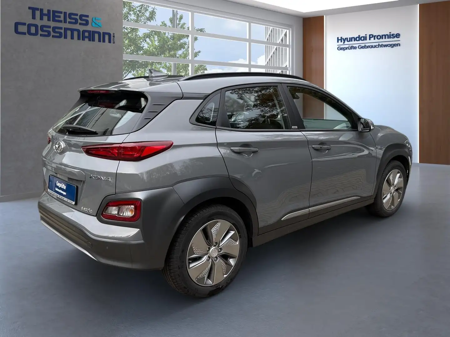 Hyundai KONA ELECTRO 39 kWh 136 PS BUSINESS-Paket Gris - 2