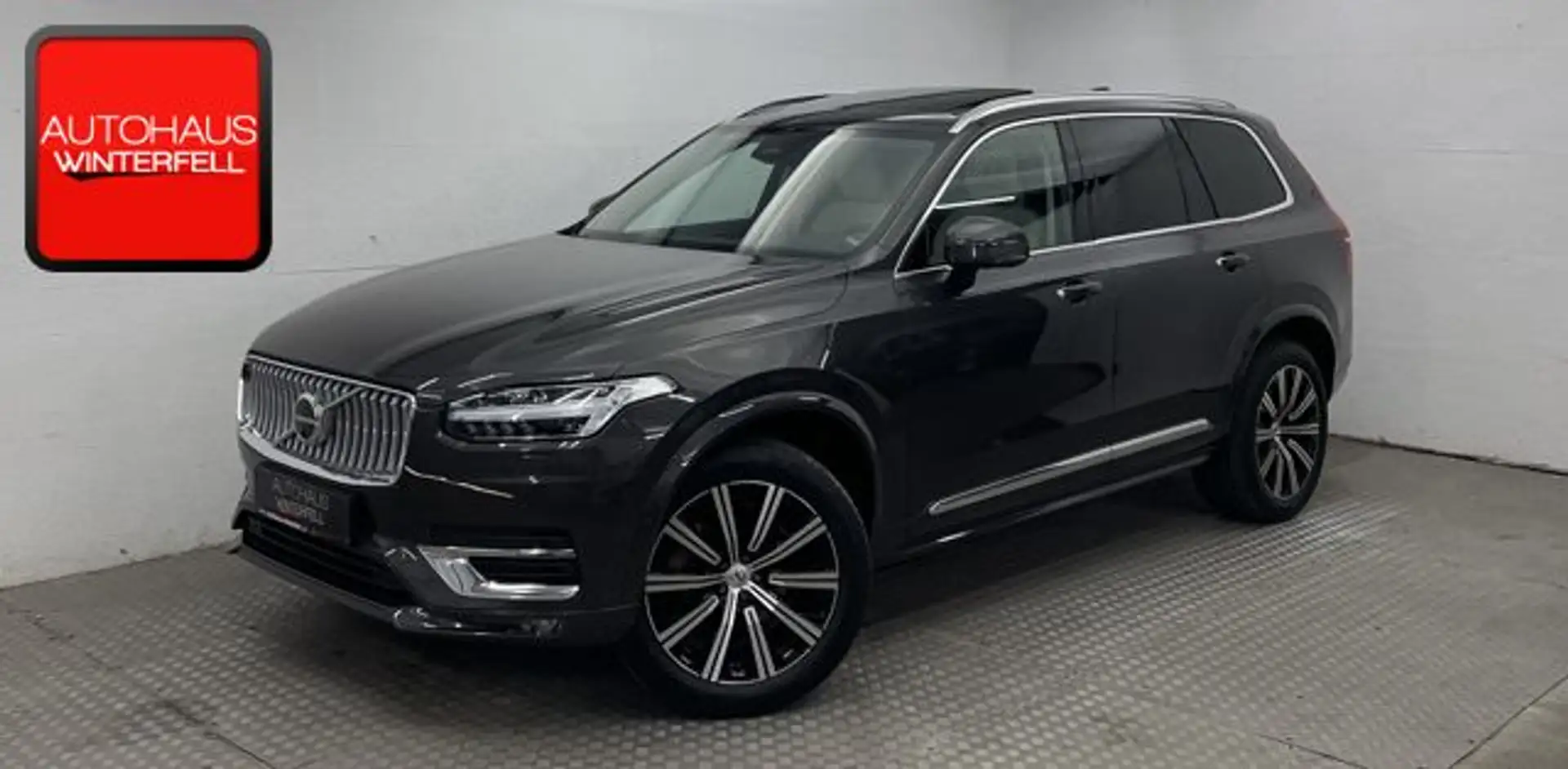 Volvo XC90 B5 D AWD Plus Bright 7SITZ+PANO+STANDHEIZUN Grau - 1