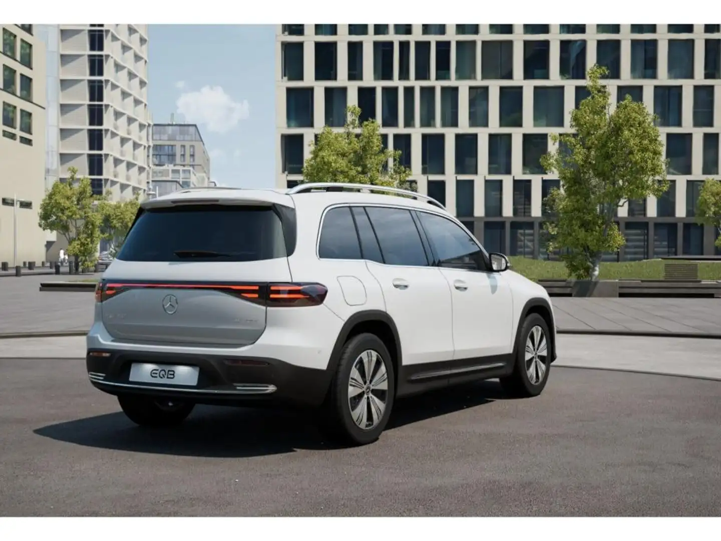 Mercedes-Benz EQB 350 4M Progressive/LED/7.Sitze/Cam/Ambi/18" Blanc - 2
