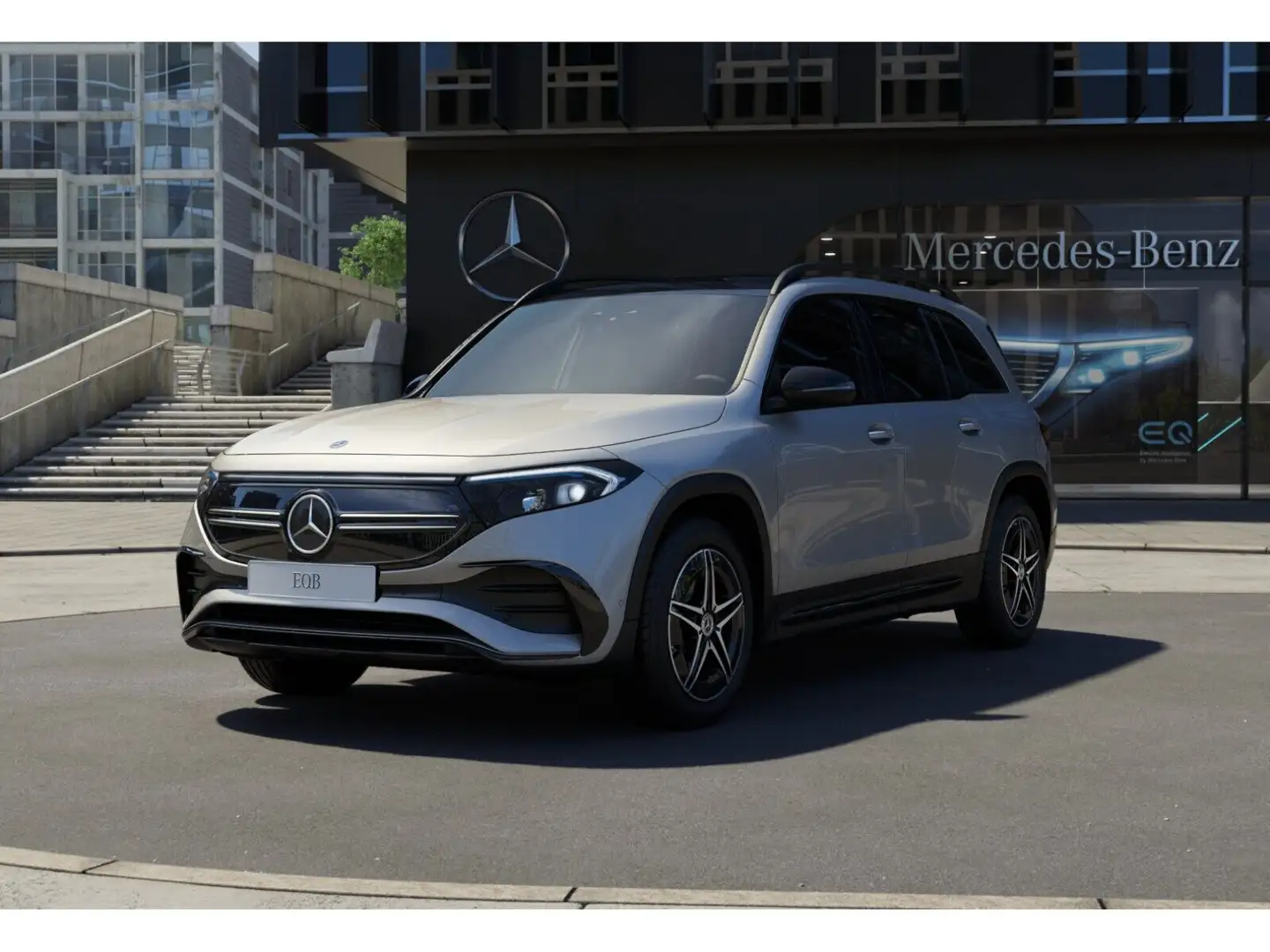 Mercedes-Benz EQB 250 AMG-Sport/LED/Cam/Pano/Night/Distr/18' Silber - 1