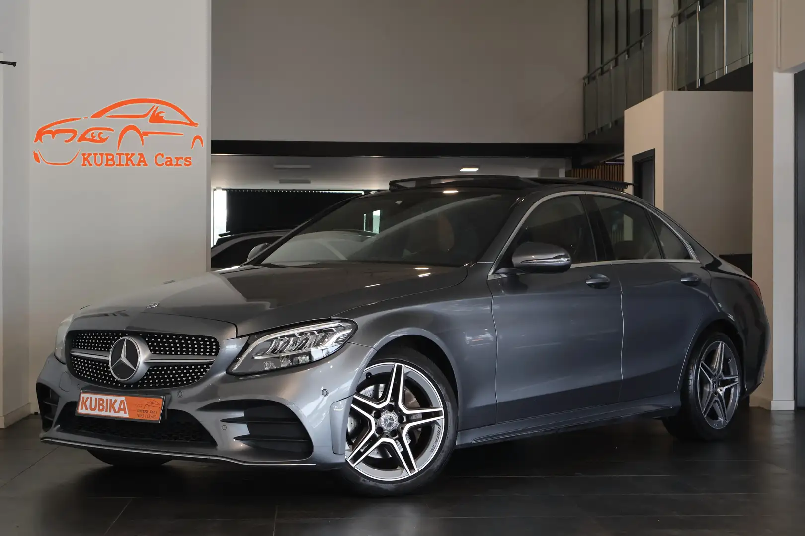 Mercedes-Benz C 200 C 200 d 9G-TRONIC AMG Line Pano CruiseC Garantie* Gris - 1
