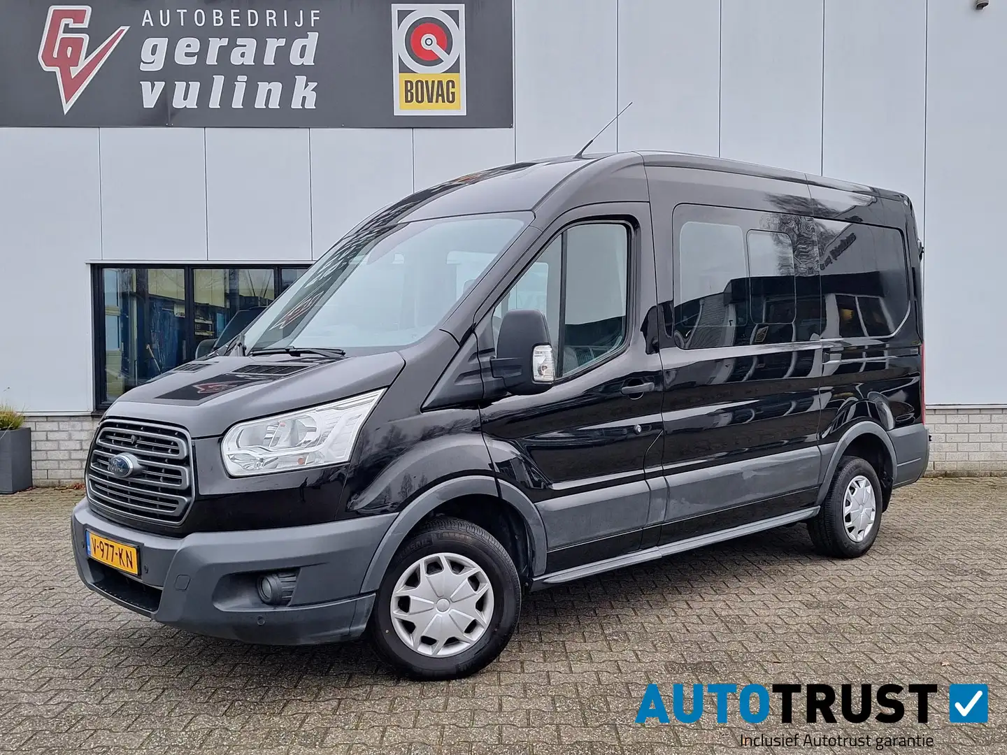 Ford Transit 2.0 TDCI L2H2 5-PERS DUBBELCABINE PDC CRUISE Ford Noir - 1