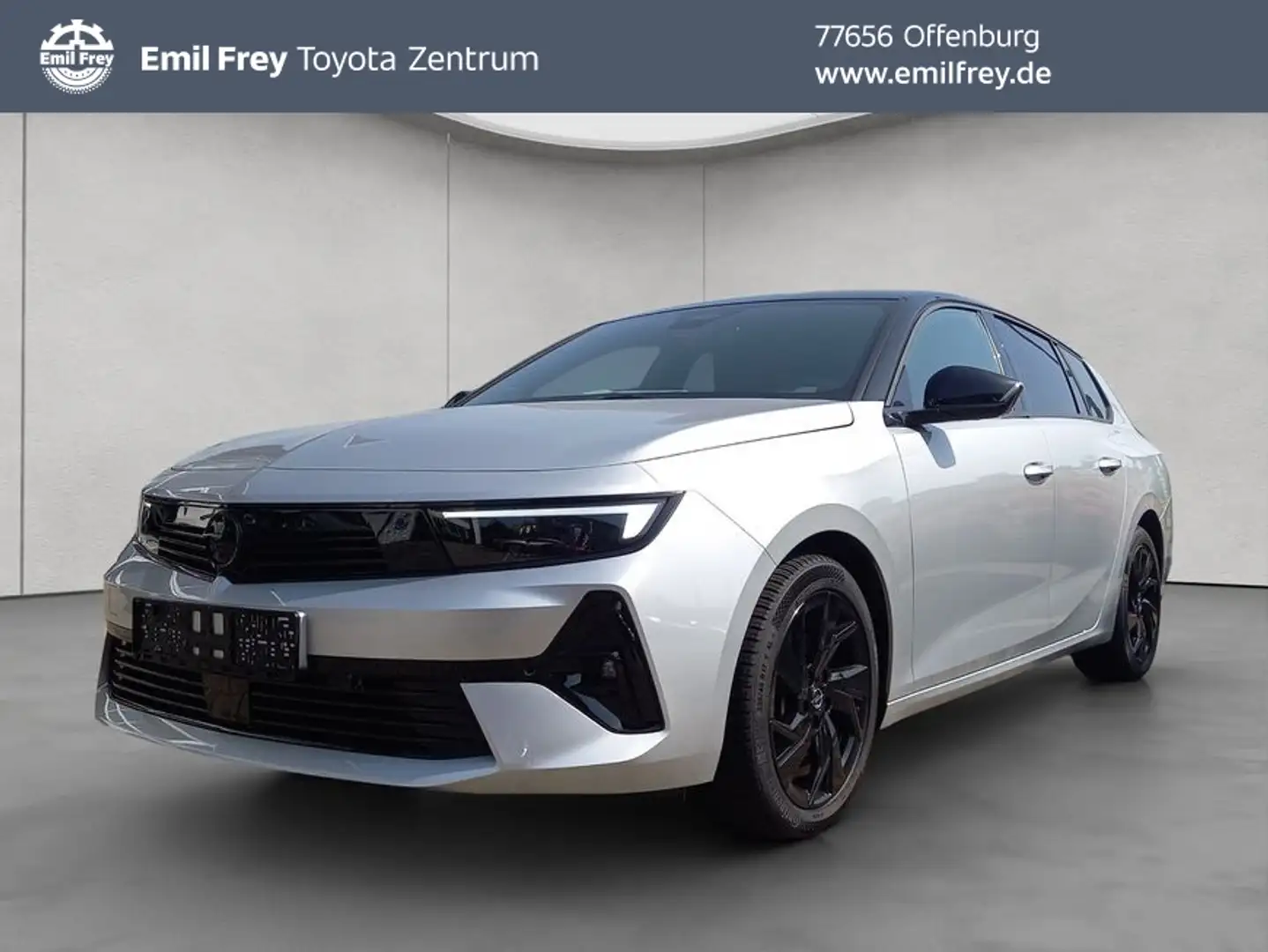 Opel Astra Sports Tourer 1.2 Turbo Automatik GS Silber - 1