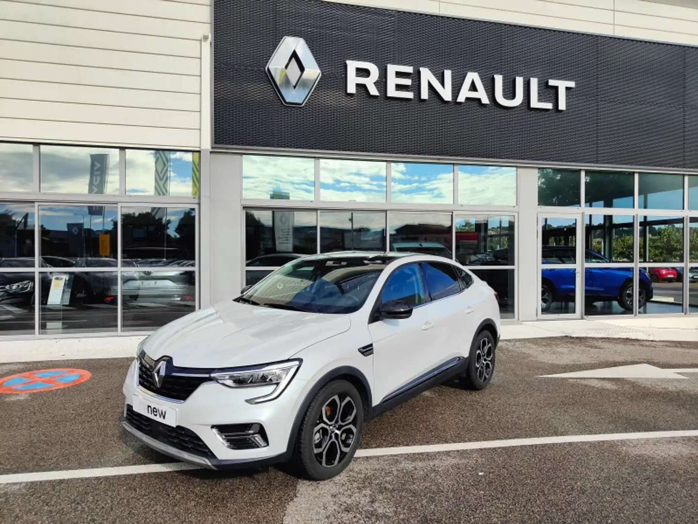 Renault Arkana 1.6 E-Tech 145ch Intens -21B Blanc - 1