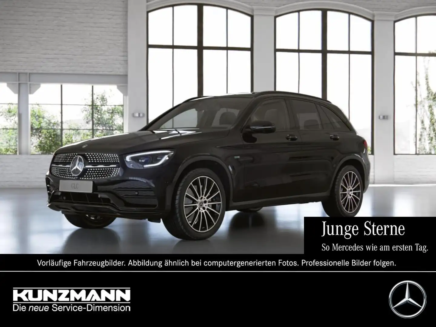Mercedes-Benz GLC 300 de 4M AMG Night Distronic EasyP 360° AHK Schwarz - 1