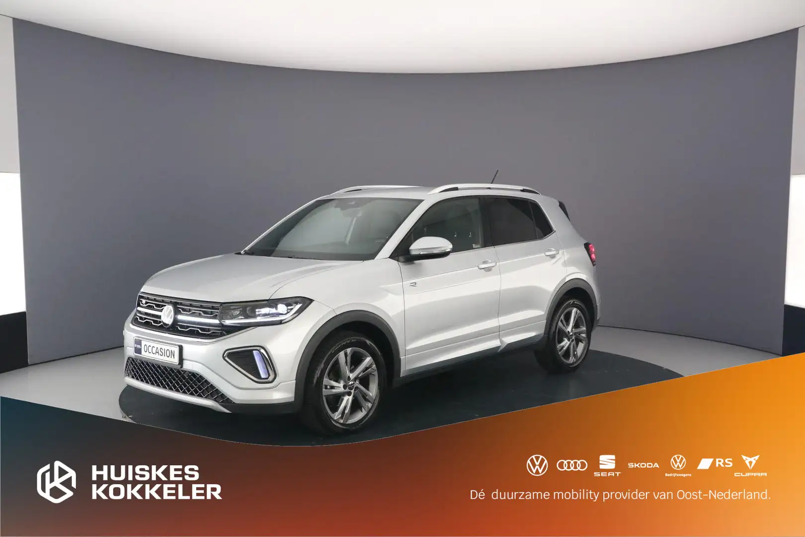 Volkswagen T-Cross R-Line Business 1.0 TSI 115pk DSG Automaat Adaptiv Zilver - 1