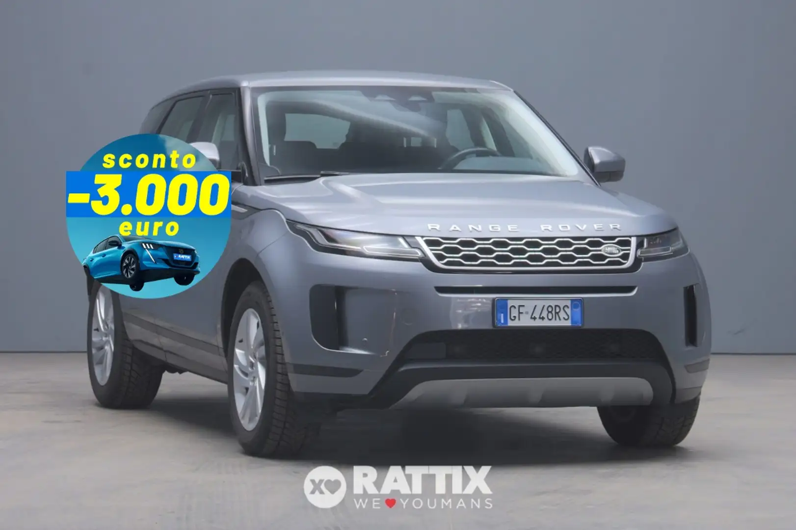 Land Rover Range Rover Evoque 2.0d i4 Mhev 163CV AWD Auto Grigio - 1