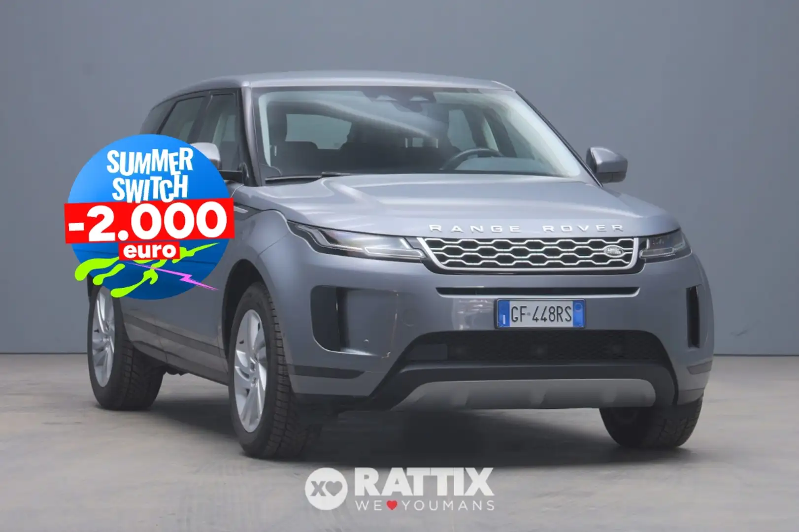 Land Rover Range Rover Evoque 2.0d i4 Mhev 163CV AWD Auto Grigio - 1
