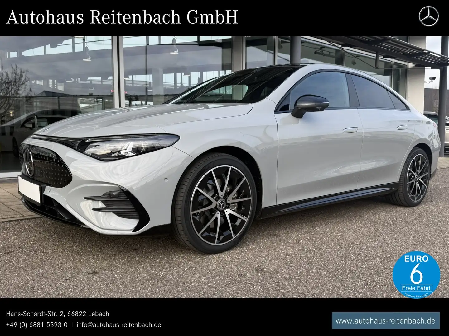 Mercedes-Benz CLA 350 CLA350 4M EQ AMG+PANO+AHK HUD+BURMES+NIGHT+DISTR Сірий - 1