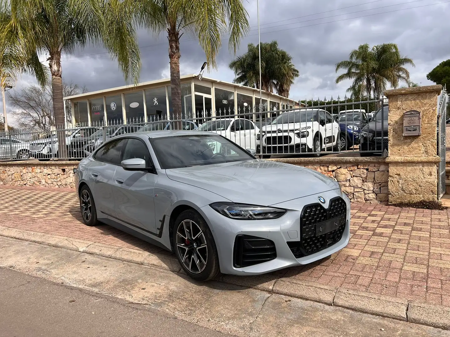 BMW 420 Serie 4 G26 Gran Coupe 420d Gran Coupe Msport Grigio - 1