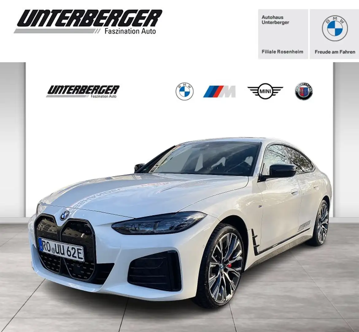 BMW i4 eDrive40 BEV M-Sport HK HiFi DAB LED GSD Blanc - 1