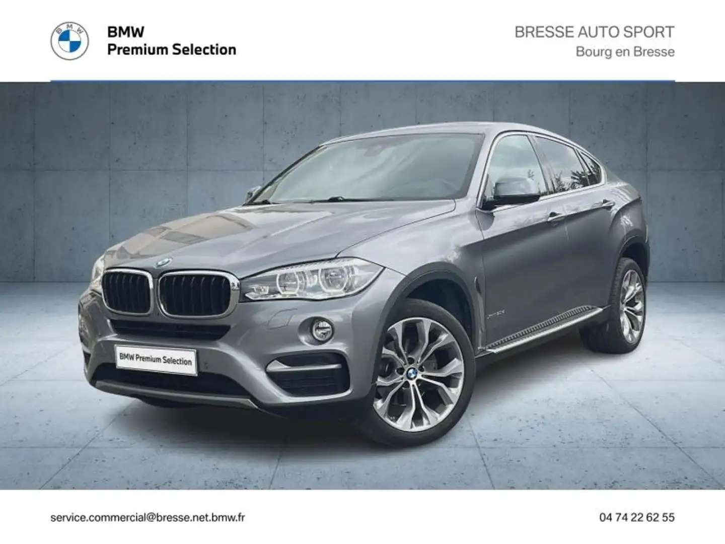 BMW X6 xDrive 30dA 258ch Edition Euro6c Gris - 1