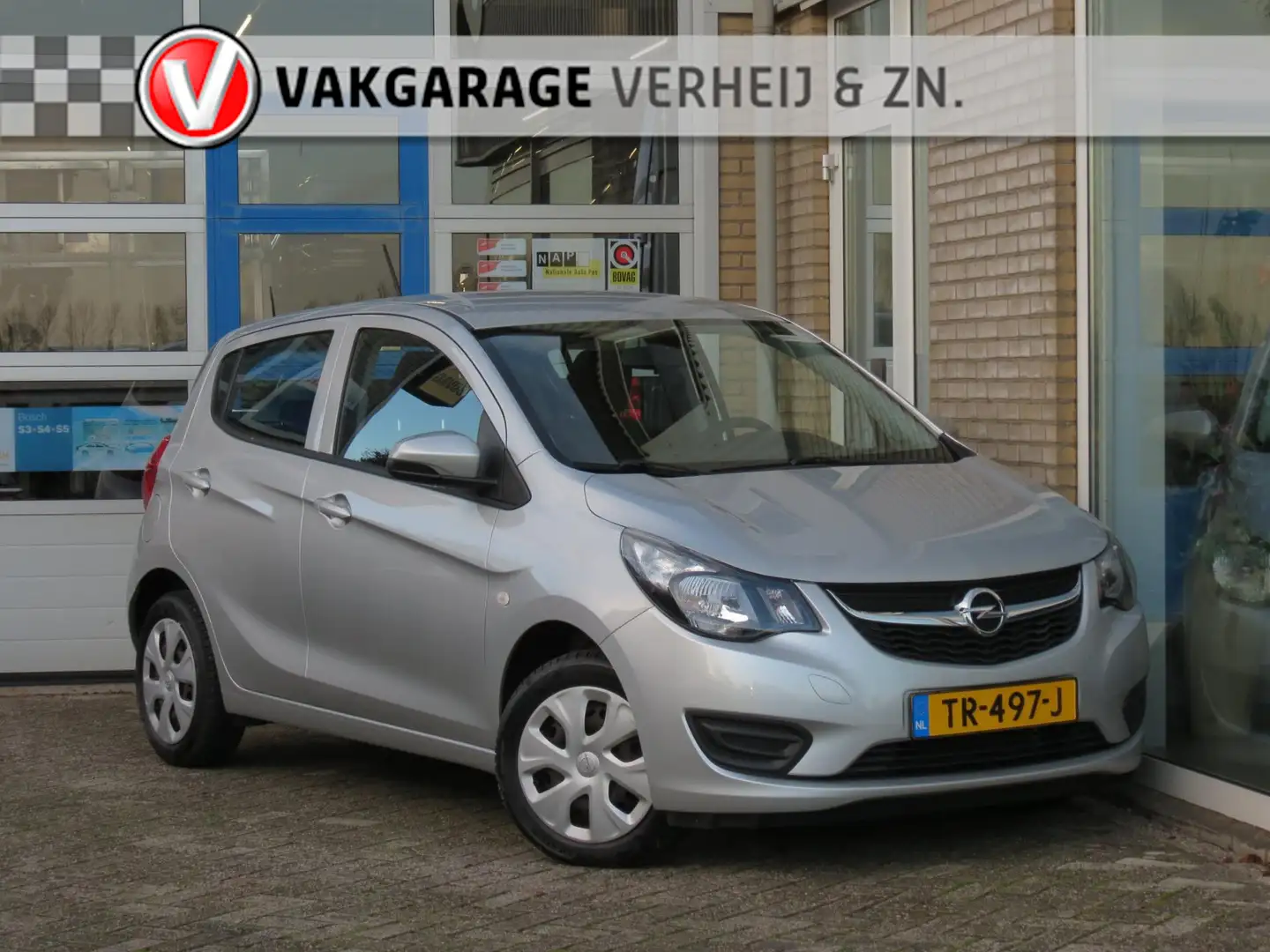 Opel Karl 1.0 ecoFLEX Edition Airco|1e Eigenaar|NL Auto|Elec Gris - 1
