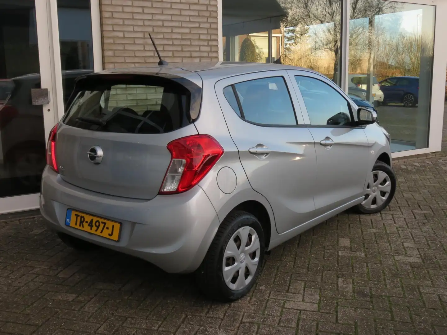 Opel Karl 1.0 ecoFLEX Edition Airco|1e Eigenaar|NL Auto|Elec Gris - 2