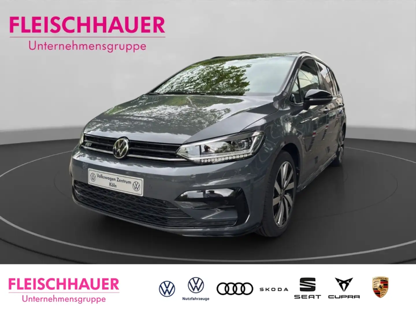 Volkswagen Touran 1.5 TSI DSG Highline AHK KAMERA KEYLESS SHZ ACC Grau - 1