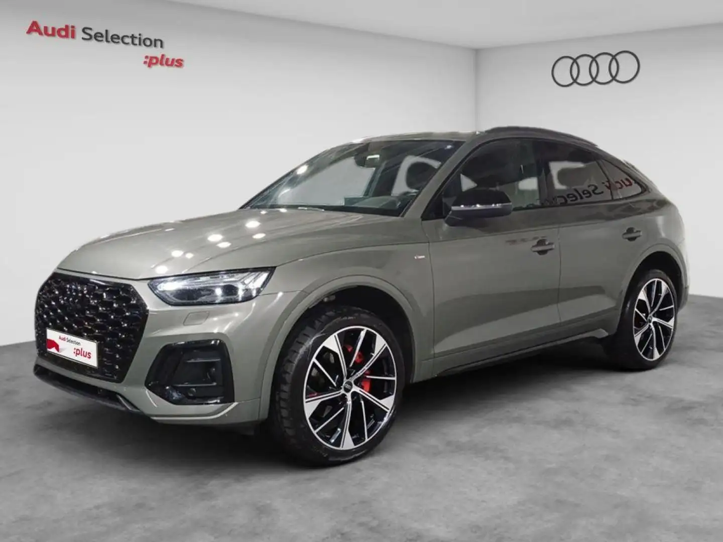 Audi Q5 Sportback 40 TDI quattro-ultra Black line S tronic Gris - 1
