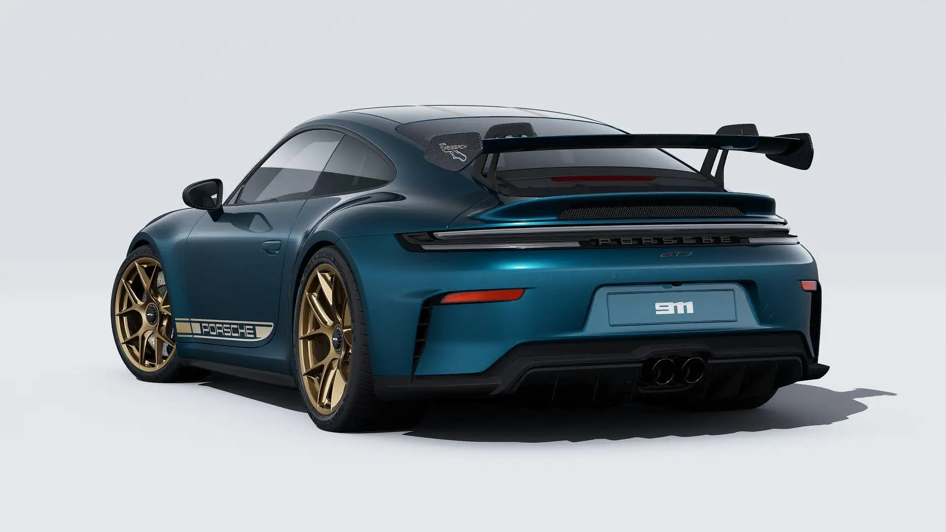 포르쉐 911 GT3 2026 청록 사진 3
