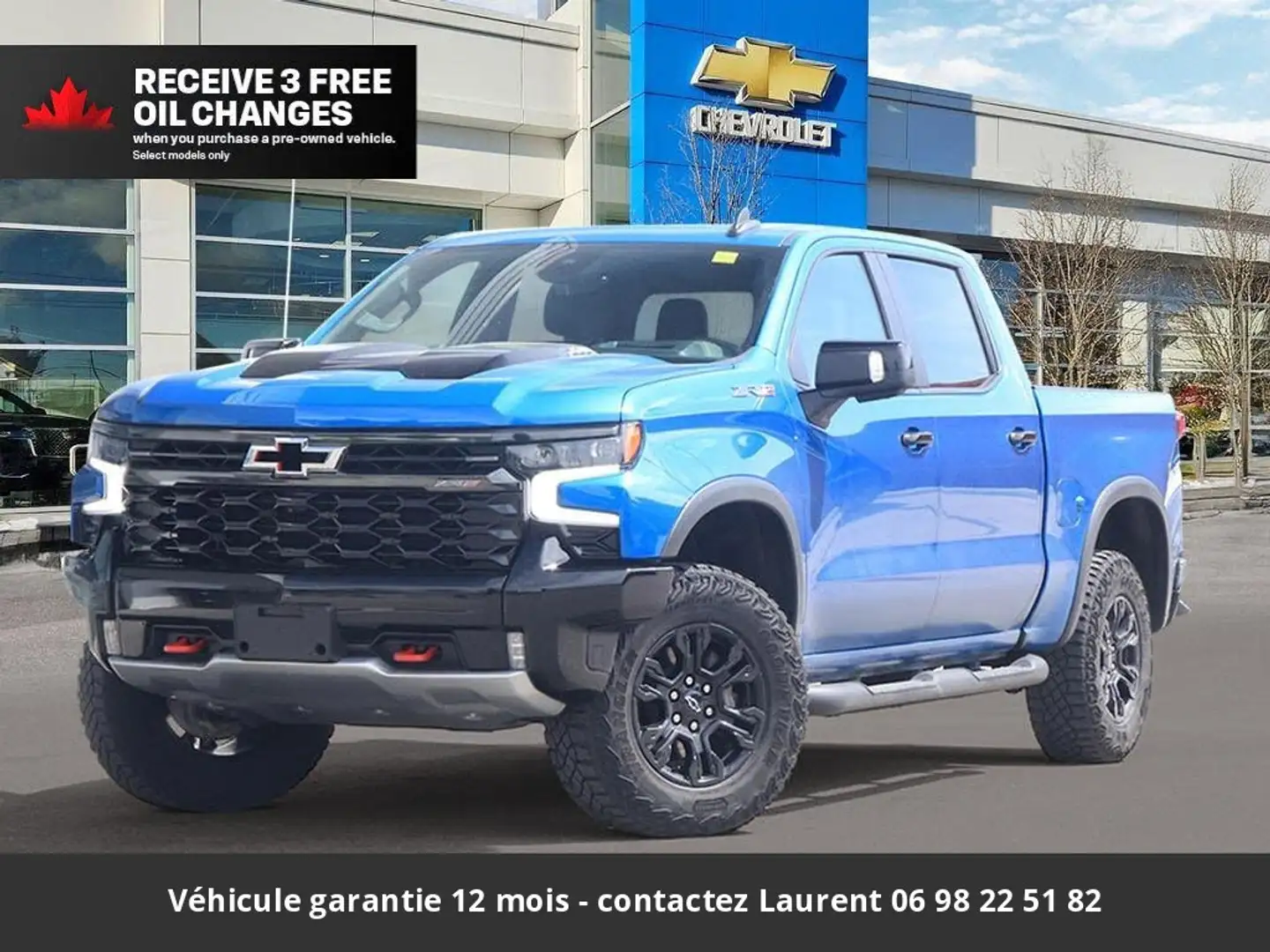 Chevrolet Silverado ZR2 6.2l Tout compris hors homologation 4500e Blue - 1