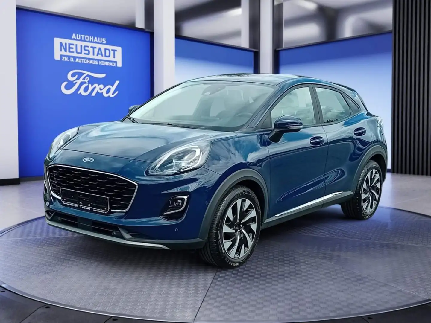 Ford Puma 1.0 EcoBoost Hybrid Aut. TITANIUM DESIGN Blau - 1
