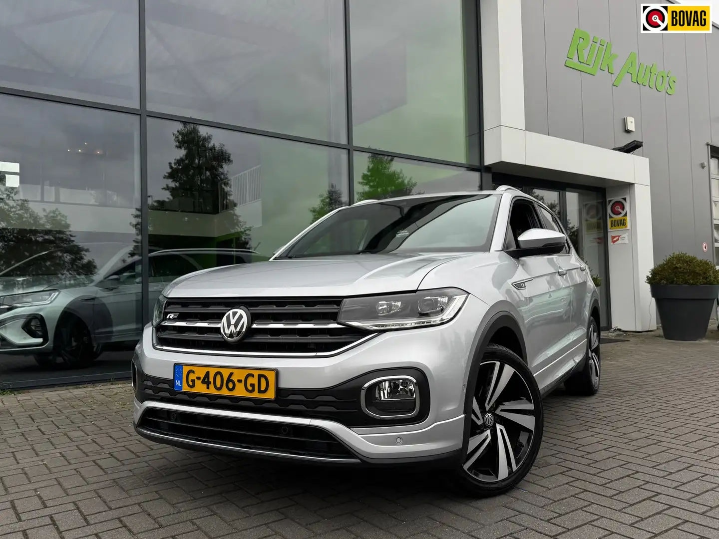 Volkswagen T-Cross 1.0 TSI R-Line * Carplay * Camera * 18 Inch * NAP Gris - 1