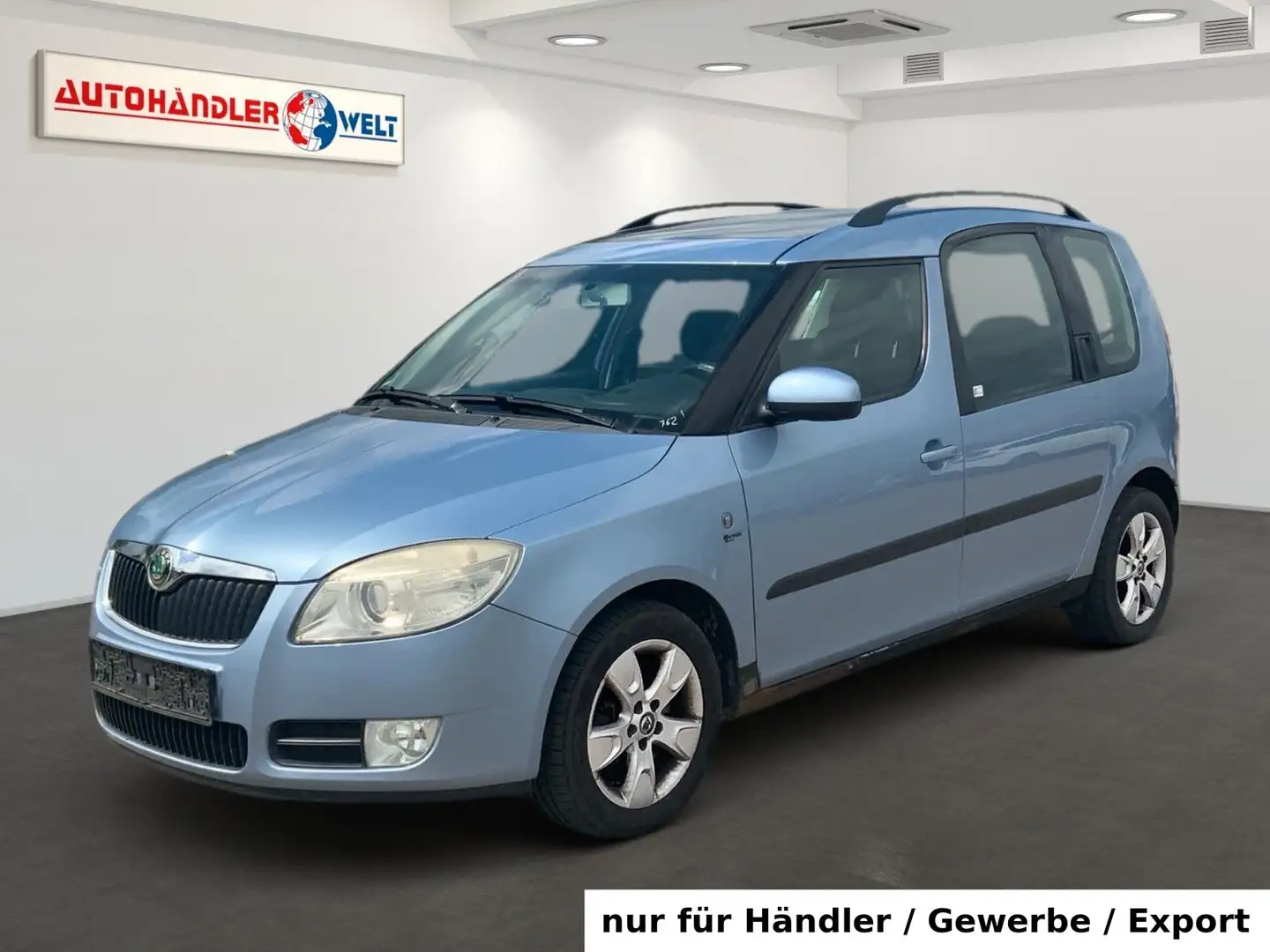 Skoda Roomster Kombi 1.9 TDI AAC AHK Tempo SHZ Pano Blau - 1