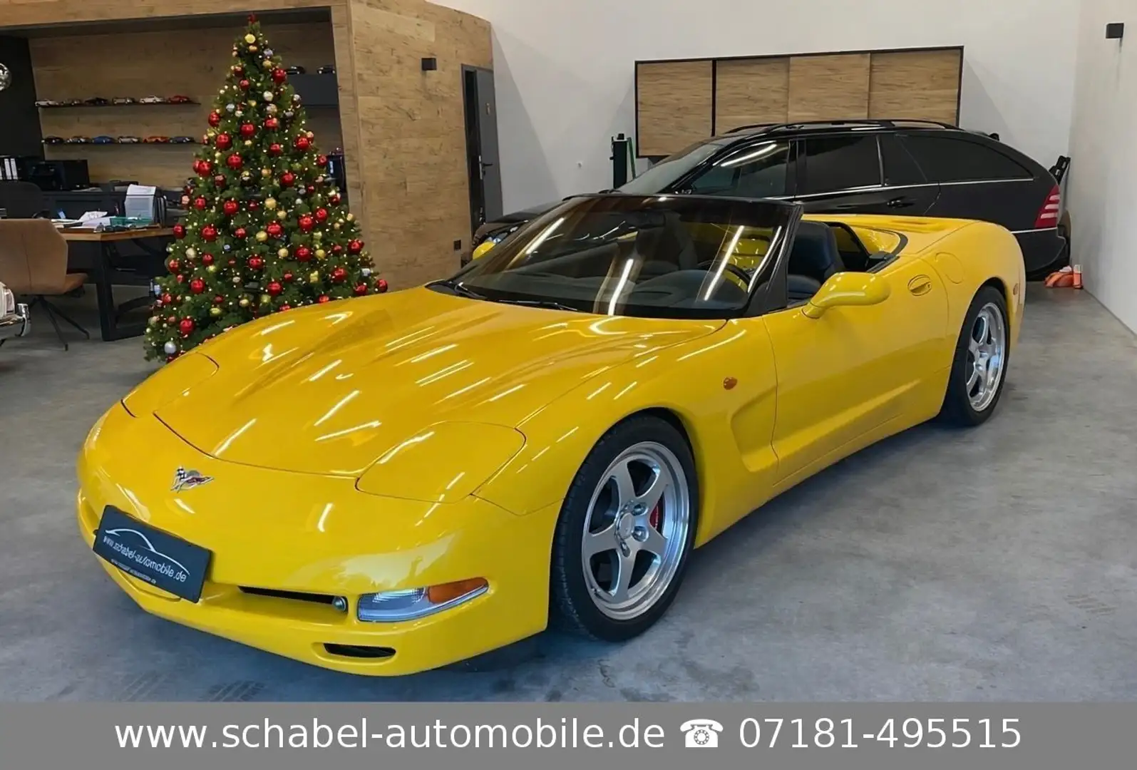 Corvette C5 5.7 Cabrio Autom. 38500km BOSE SAMMLERZUSTAND Gelb - 2