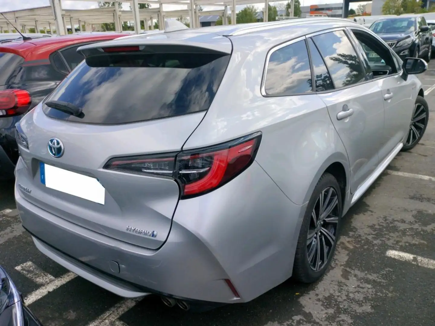 Toyota Corolla TOURING SPORT Hybride 184h CVT BREAK Design Gris - 2