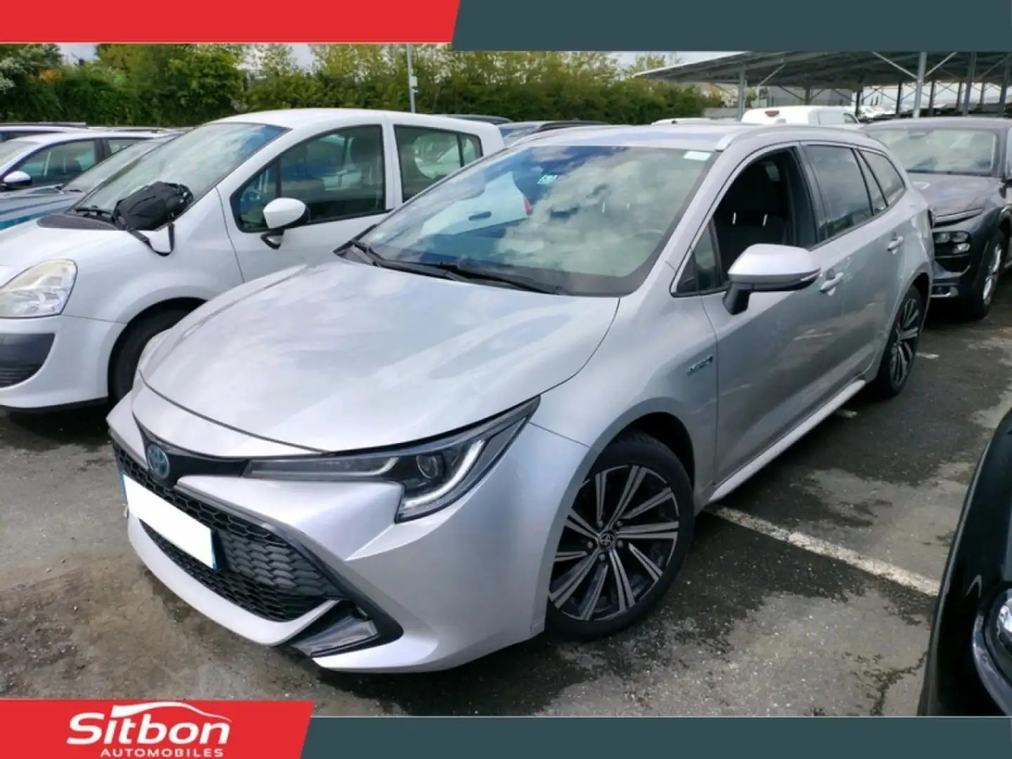Toyota Corolla TOURING SPORT Hybride 184h CVT BREAK Design Gris - 1