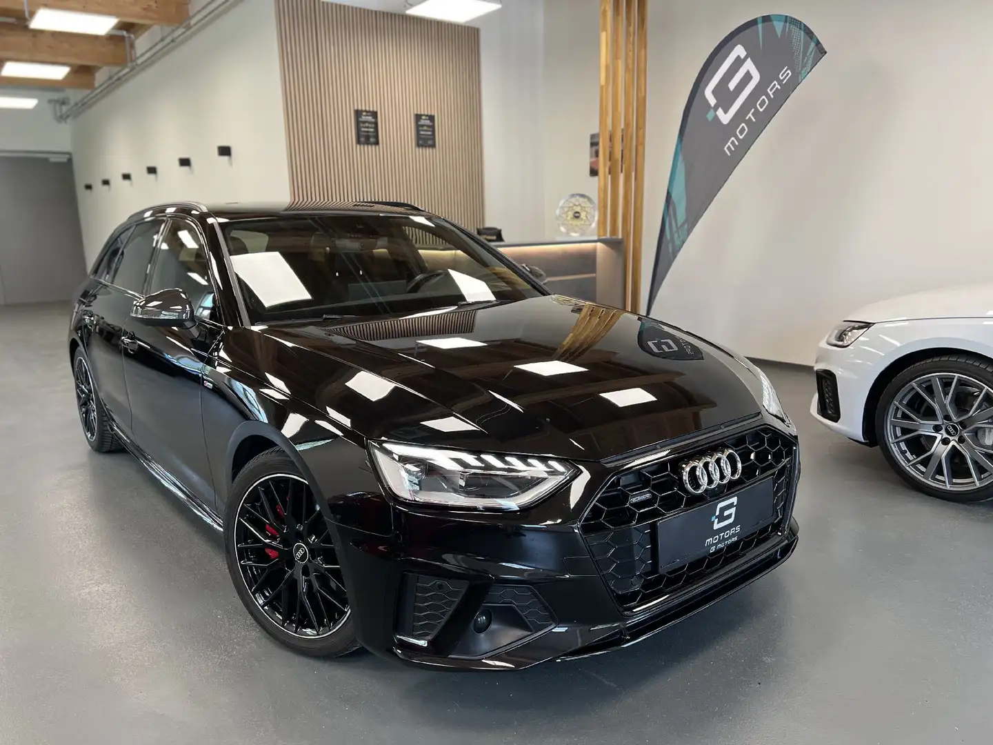Audi A4 40 TDI QUATTRO ALL BLACK 360 CARBON HUD AMB+ Schwarz - 1
