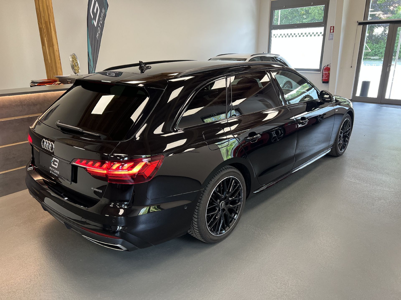 Audi A4 40 TDI QUATTRO ALL BLACK 360 CARBON HUD AMB+ — photo 4
