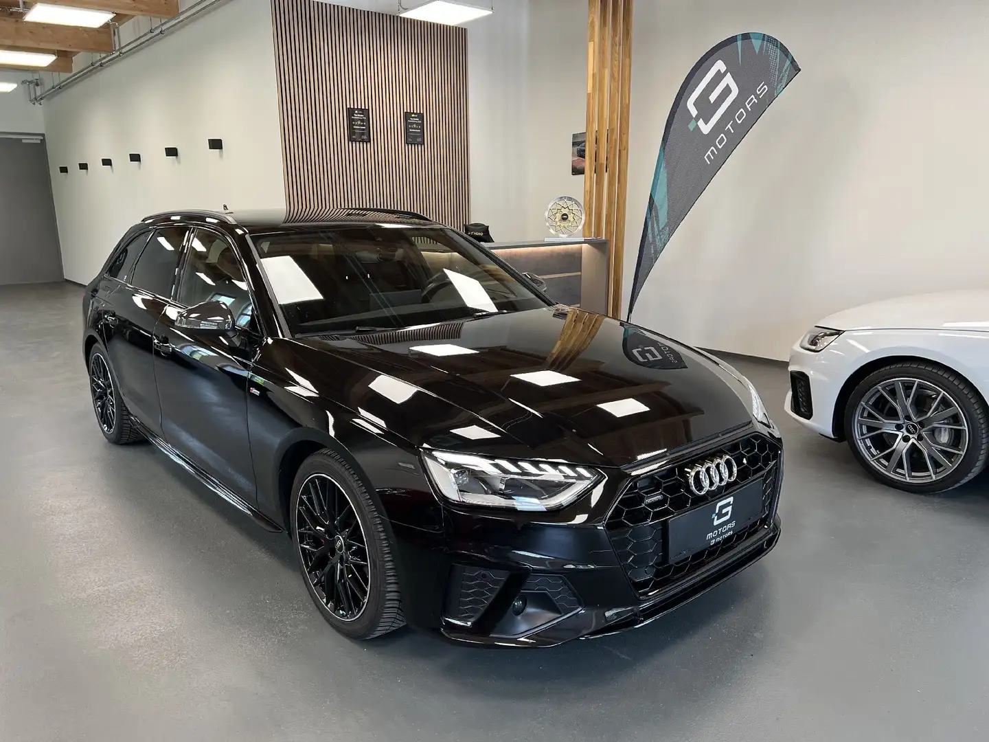 Audi A4 40 TDI QUATTRO ALL BLACK 360 CARBON HUD AMB+ Schwarz - 2