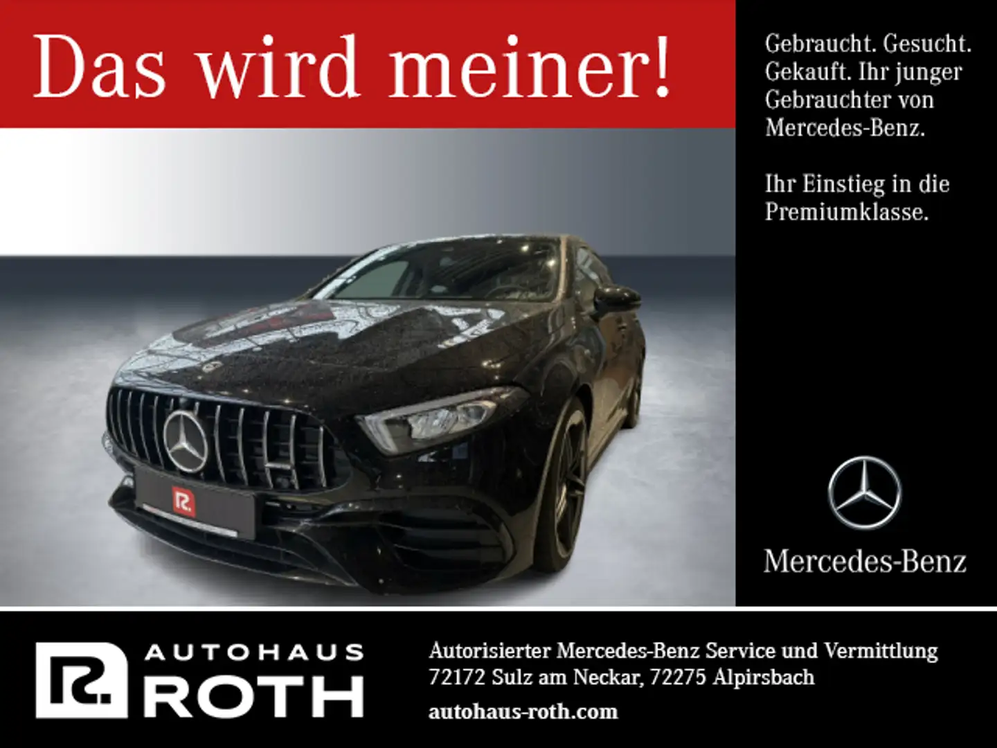 Mercedes-Benz A 45 AMG Mercedes-AMG A 45 S 4M+ Night Kamera Leder LED Schwarz - 1