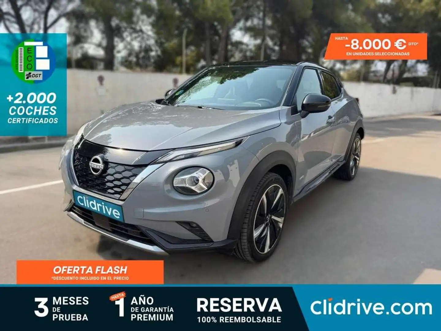 Nissan Juke 1.6 Hybrid N-Design Auto 105kW Gris - 1