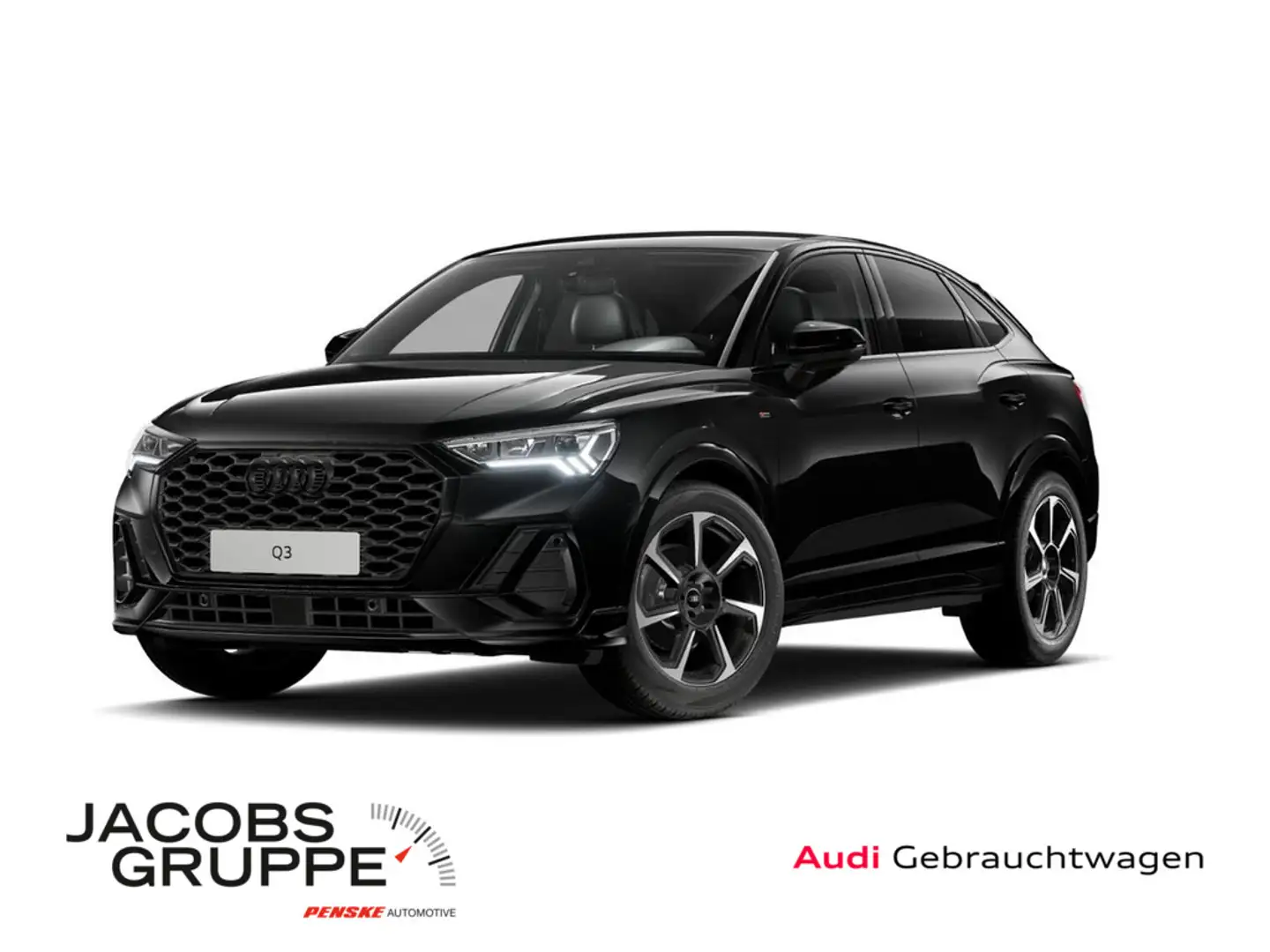 Audi Q3 Sportback 35TDI 2xS line/Black+/Sonos/ACC/AHK/19Zo Schwarz - 1