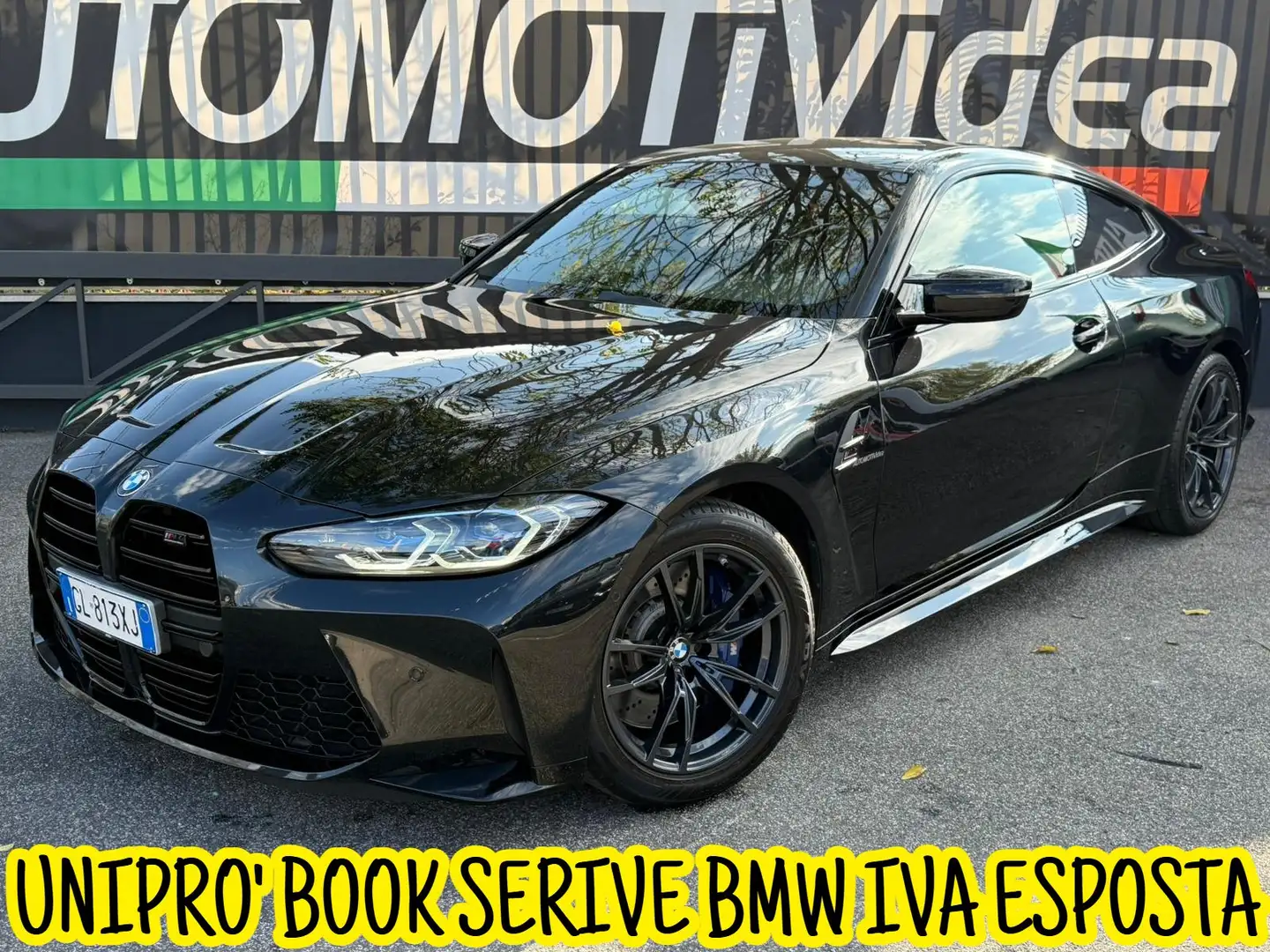 BMW M4 M4 G82 Coupe 3.0 Competition IVA ESPOSTA UFF. ITA Zwart - 1