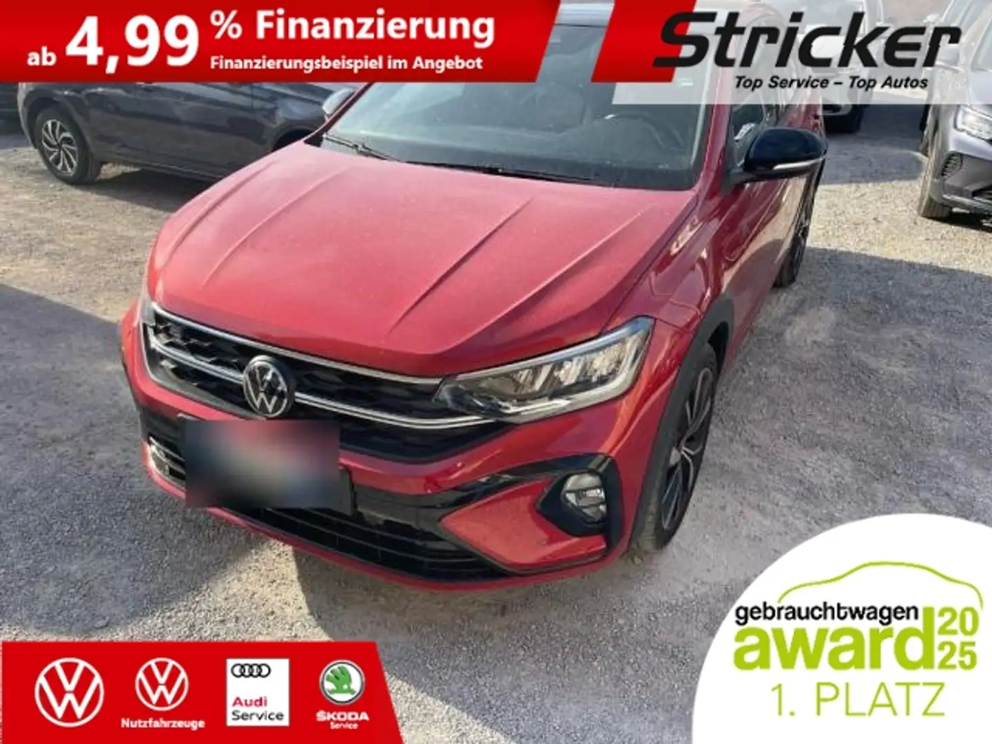 Volkswagen Taigo R-Line 1.0 TSI DSG 239,-ohne Anzahlung Pano Kamer Rot - 2