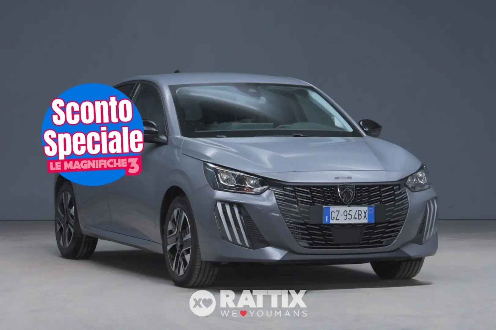 Peugeot 208 1.2 Puretech 100CV Allure Grigio - 1