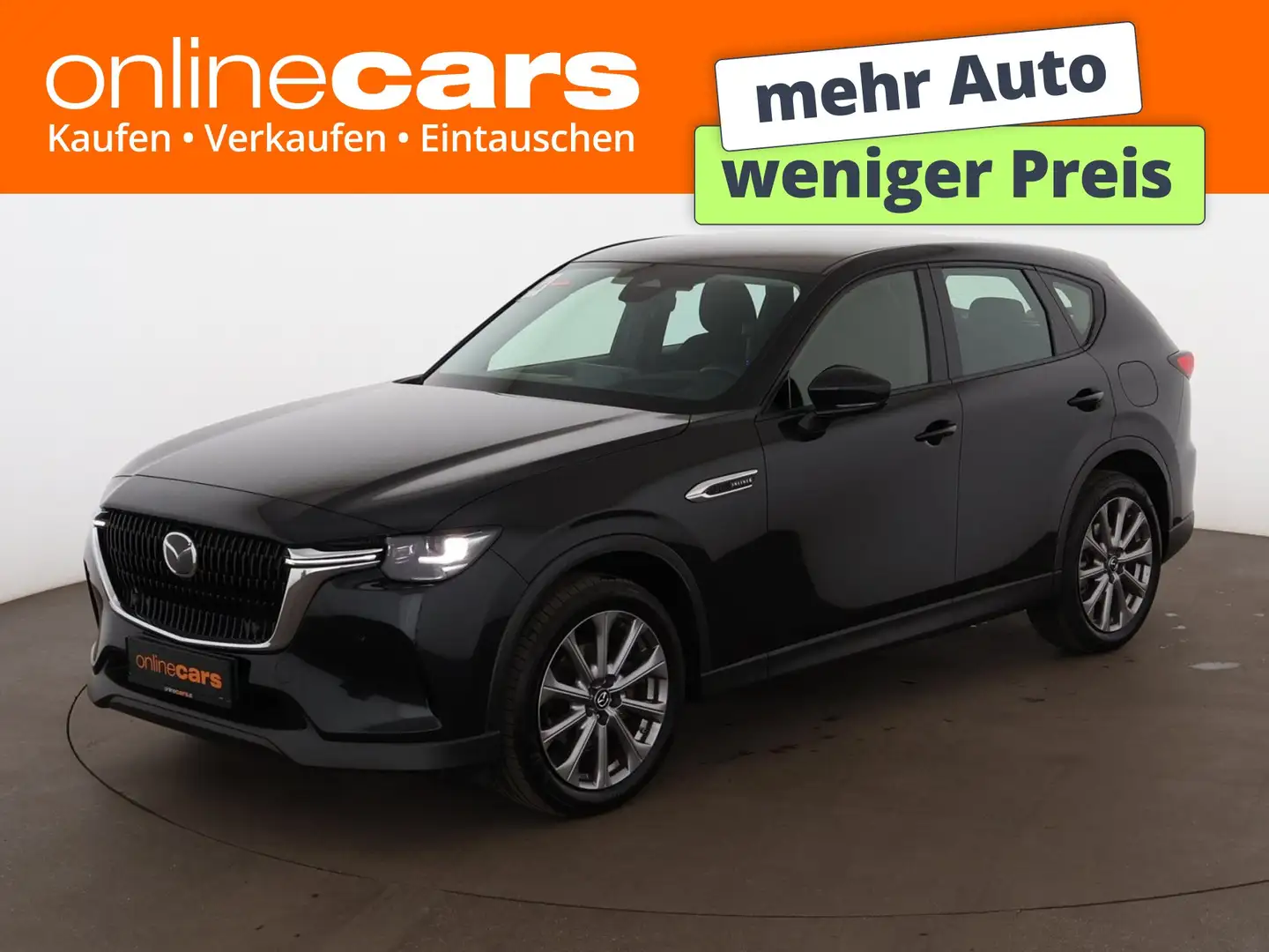 Mazda CX-60 3.3 e-SKYACTIV-D 200 Prime-Line Aut LED NAV Schwarz - 1
