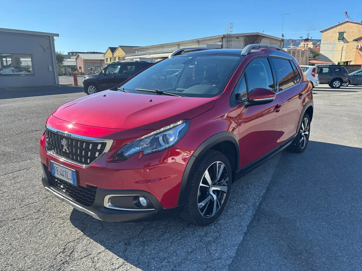 Peugeot 2008 2008 1.6 bluehdi Allure 100cv my16 Rood - 1