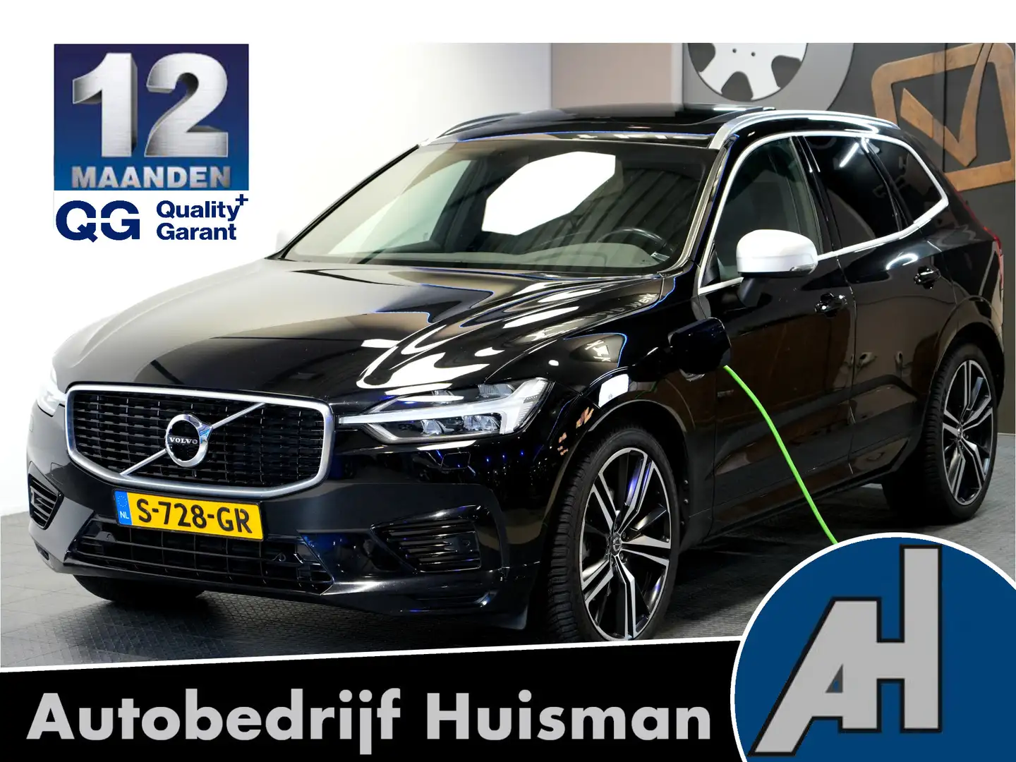 Volvo XC60 2.0 T8 AWD 299kW/407pk Aut8 Twin Engine R-Design L Zwart - 1