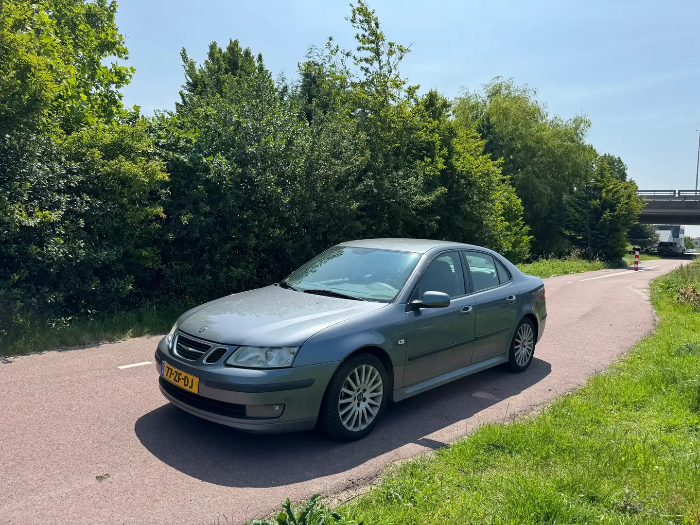 Saab 9-3 Sport Sedan 1.8t Linear|NW APK| Grijs - 2