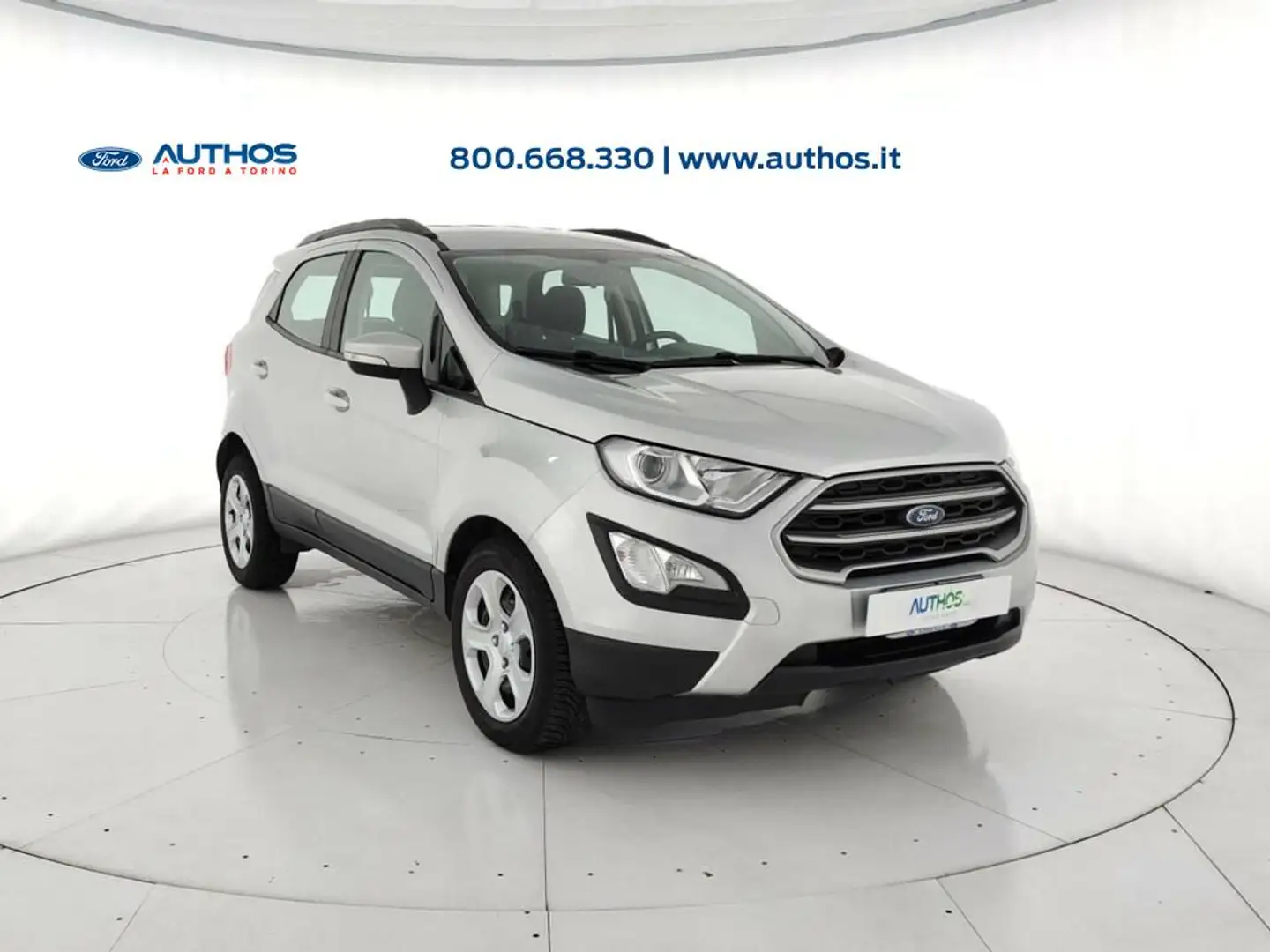Ford EcoSport 1.5 ecoblue Plus s&s 100cv my19 Silber - 2