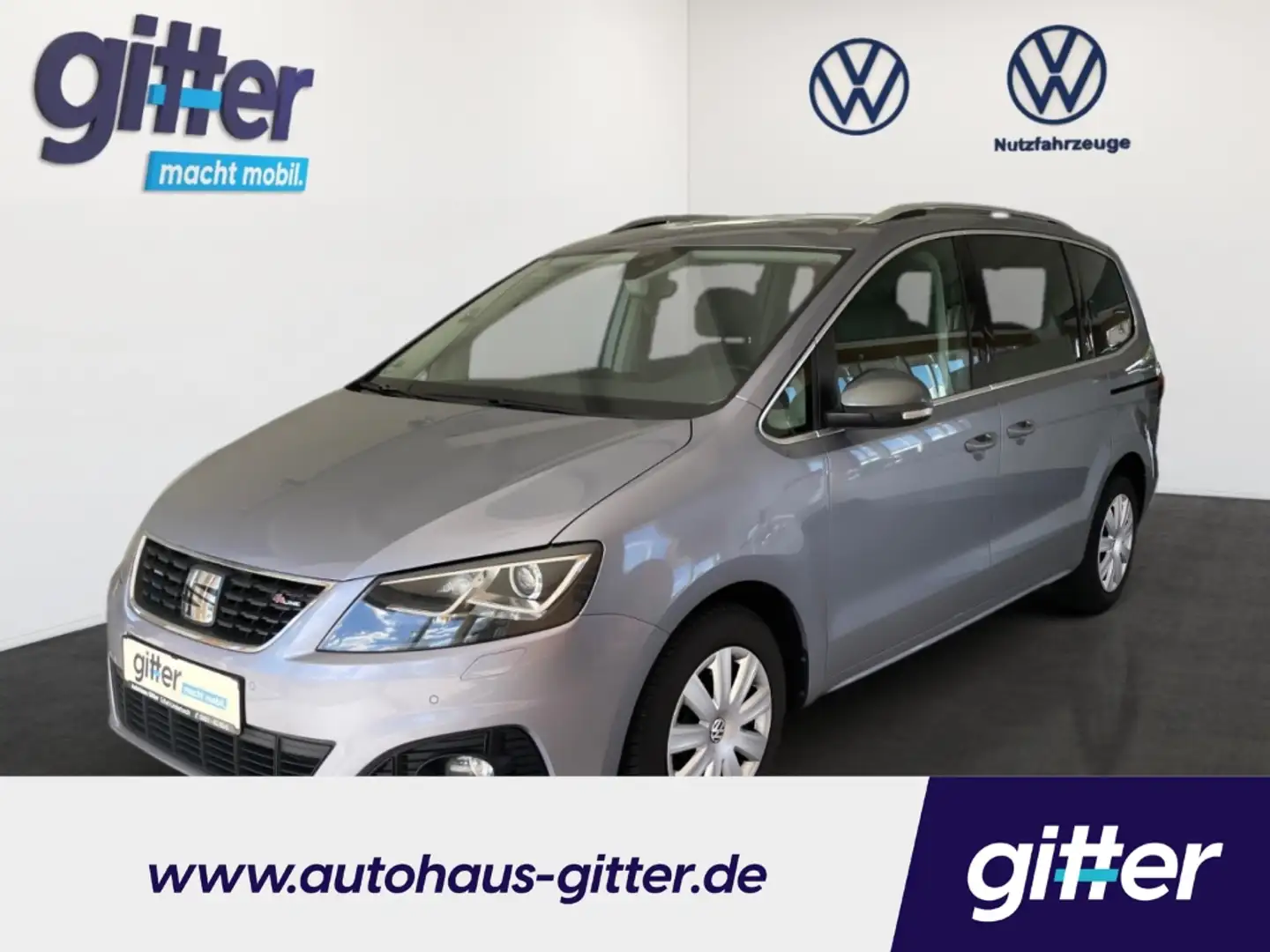 SEAT Alhambra FR-Line 2.0 TDI 7-Sitzer Standheizung Grau - 1