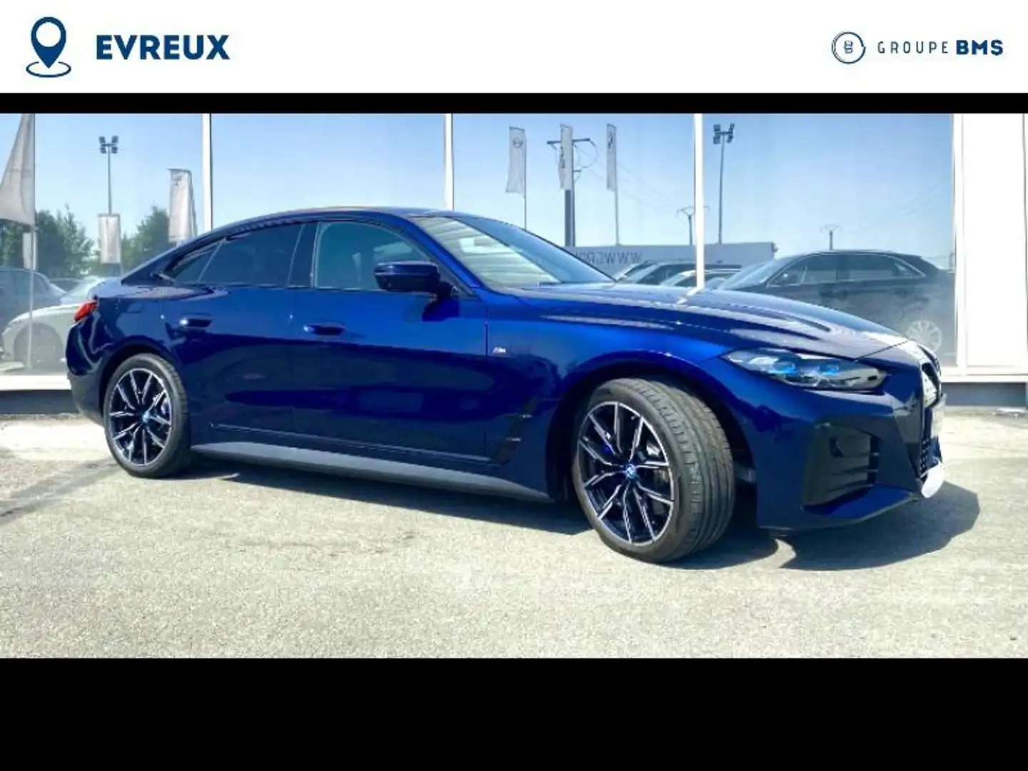 BMW i4 eDrive40 340ch M Sport Bleu - 1