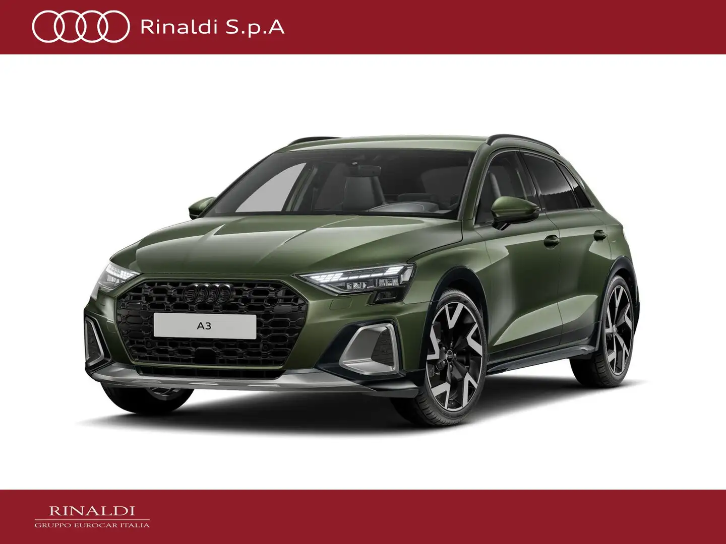 Audi A3 allstreet 2.0 tdi identity contrast 150cv s-tronic Verde - 1